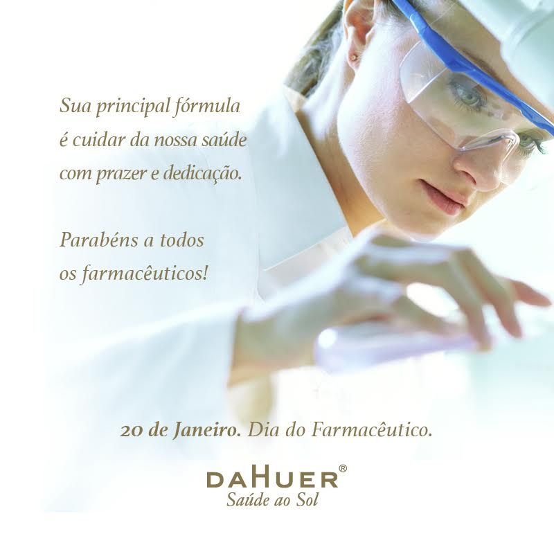 20 de janeiro. Dia do Farmacêutico