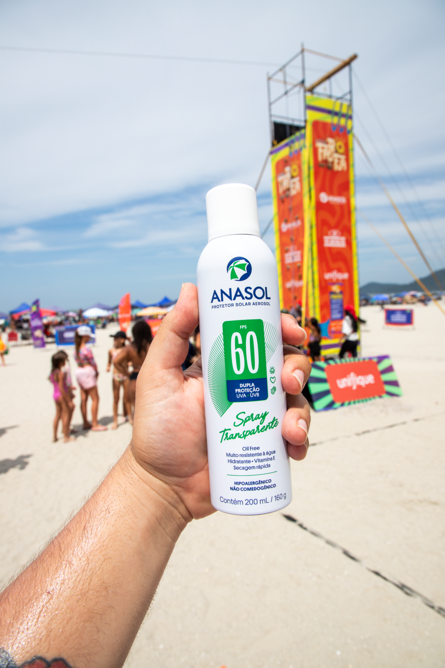 Anasol leva proteção, diversão e verão à Arena Farofa SCC SBT 2026