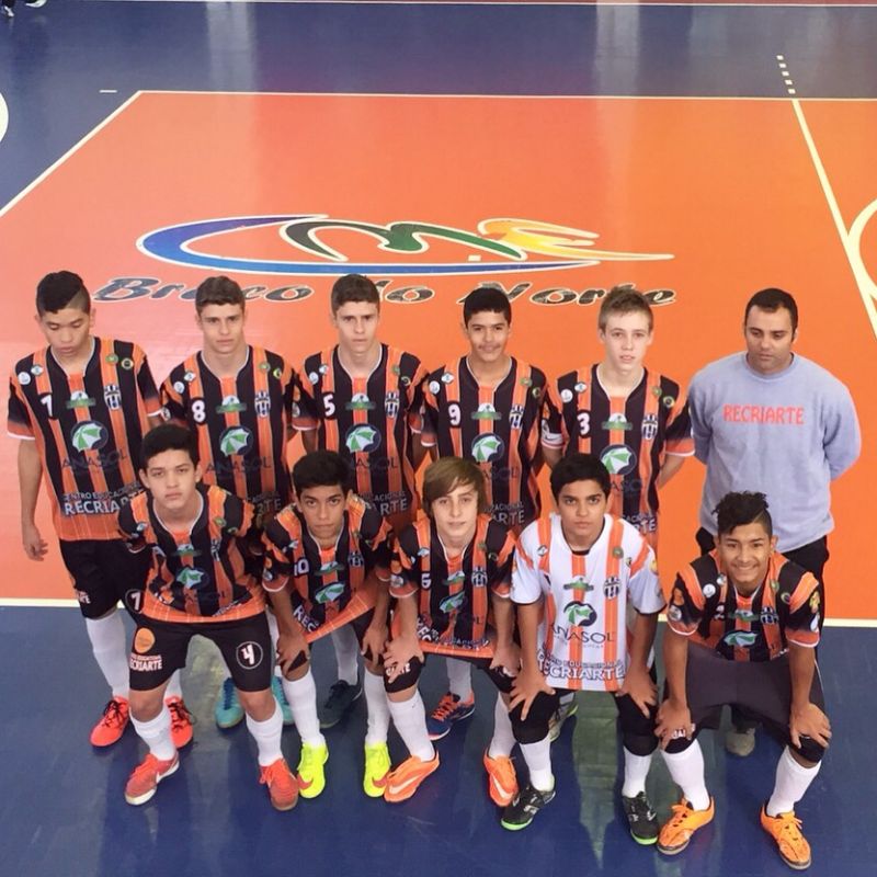 Equipe de futsal patrocinado pela Anasol conquista 1º lugar no Jesc