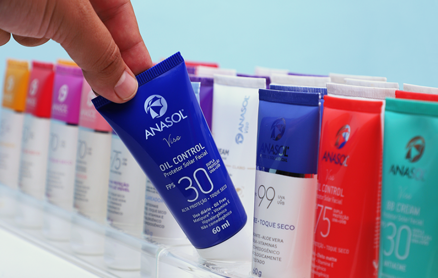 Como é realizada a medição do impacto da radiação UVA com os protetores solares Anasol