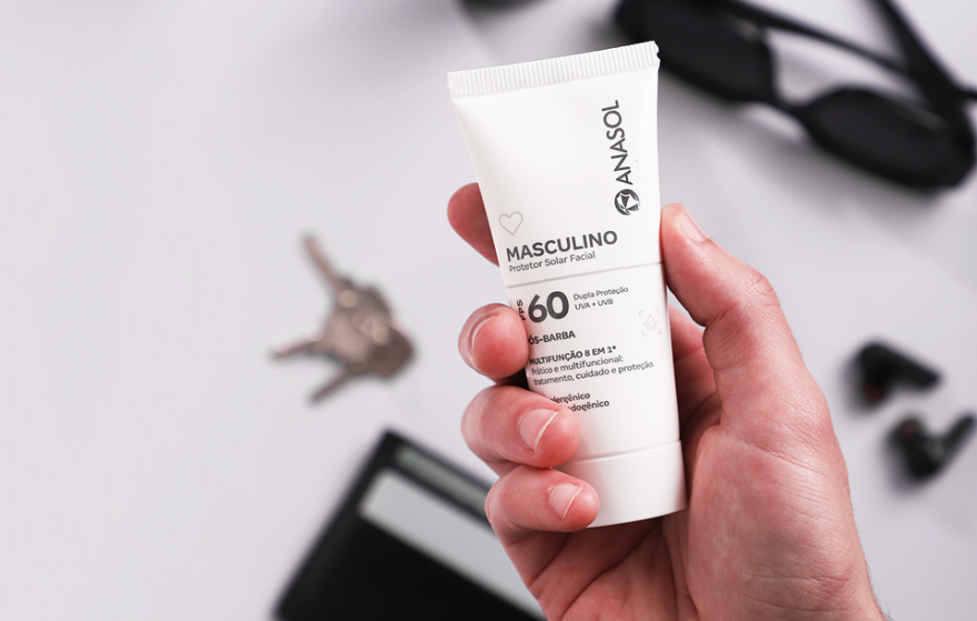 Anasol lança novo Protetor Solar Facial Masculino