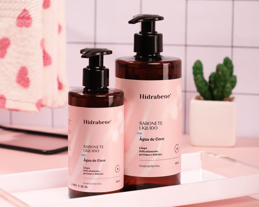 Pele perfumada todos os dias: Conheça Hidrabene Sabonete Líquido Corporal.