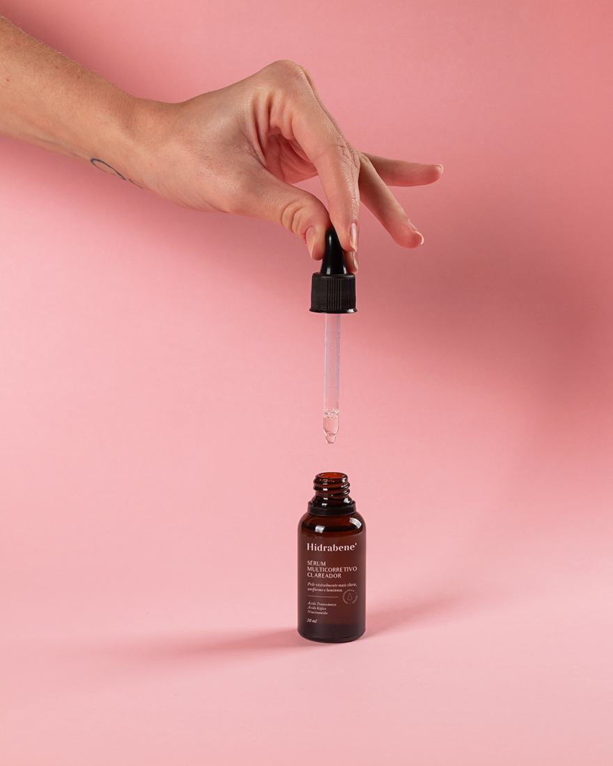 Antes X depois do melasma com Hidrabene Sérum Multicorretivo Clareador